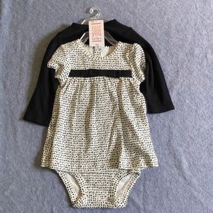 NWT Just One You by Carter’s baby girl dress set
